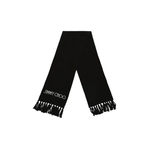 Jimmy Choo Шерпа из шерсти шарфы женские черный