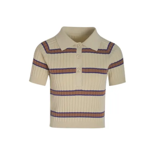 Little pull Хаки Полосы Женское Поло
