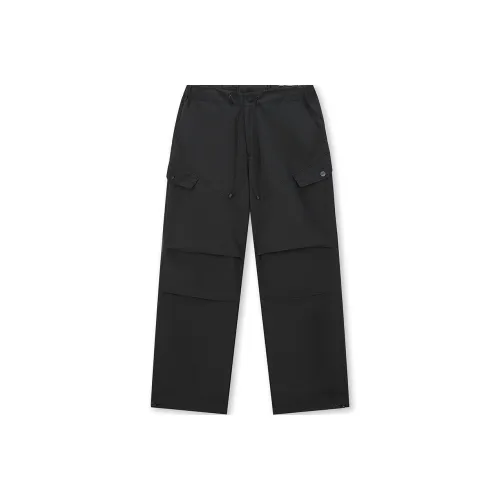 Безшовный крой, черные, унисекс, повседневные брюки