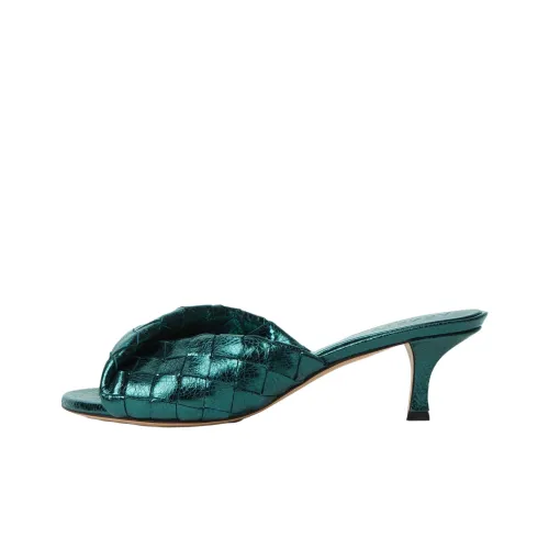 Bottega Veneta Blink Слипоны 5 см Женские Изумрудно-зеленый