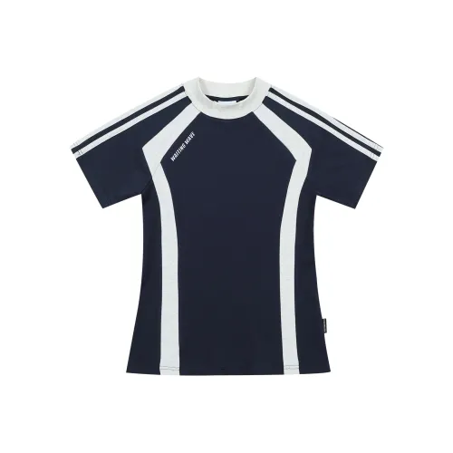 WAITINGWAVE Королевский синий Женские футболки