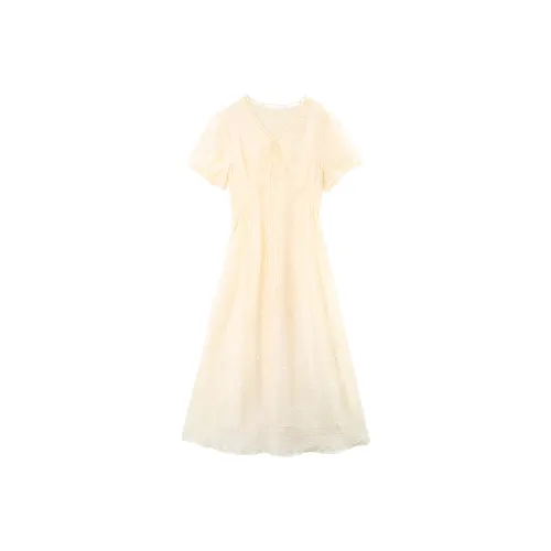 A paradise for awakening Короткий рукав Платье Женское