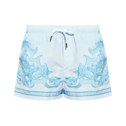 VERSACE SS25 Пляжные шорты Мужские Синие