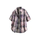 Фиолетовый Tie-Dye [Короткий рукав, улучшенный]