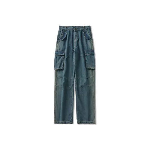 BOTH PLAY Ностальгический синий Унисекс Джинсы