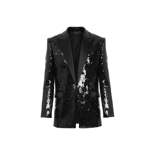 BALMAIN Черные Мужские Деловые Костюмы