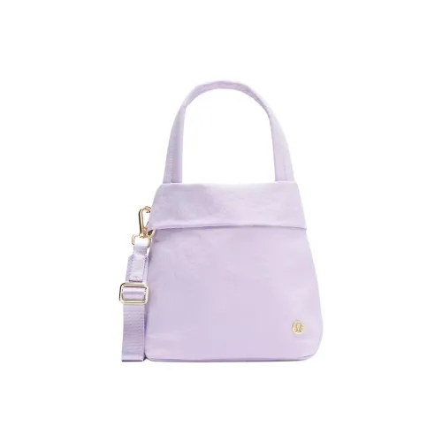 lululemon Переработанный нейлон Одно плечо Сумка Маленькая Женская Лаванда Кремовый