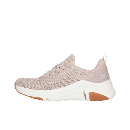 Skechers BOBS Sport Sparrow Fle Low Топ Повседневная обувь Женская Розовая Серый