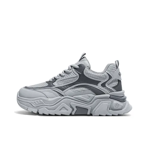 Спортивный низкий топ толстая подошва кроссовки мужские