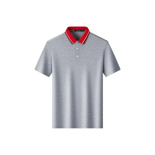 LUOZI Серый Мужская Поло