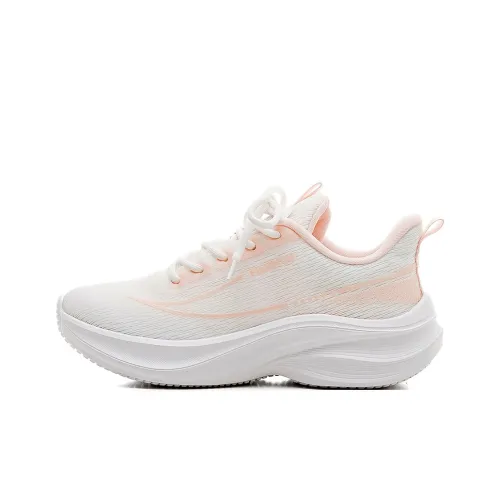 HUANQIU Противоскользящий Износостойкий Дышащий Низкий Топ Повседневные Беговые Кроссовки Женские Белые Розовые