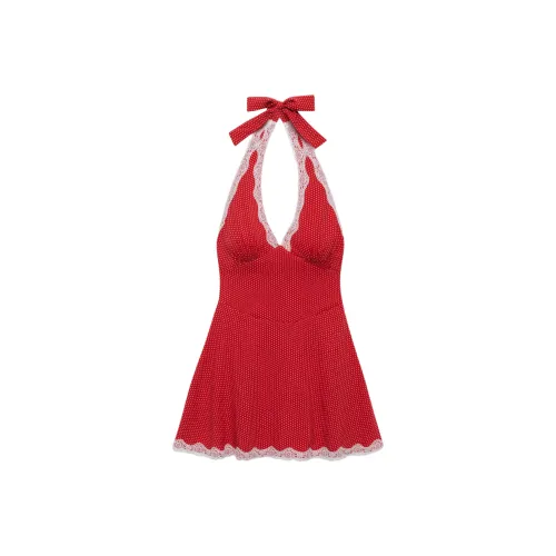 FRANKIES BIKINIS Red Женские Слиплатья