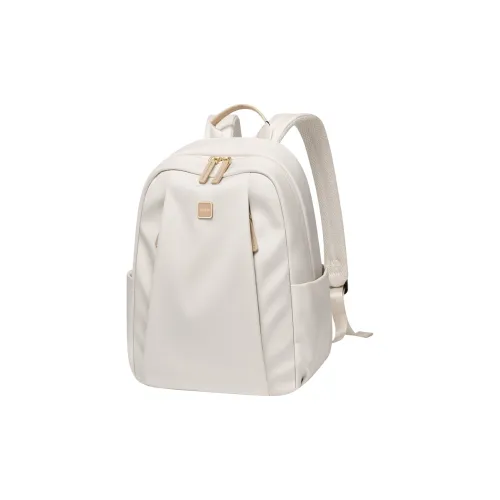 POLO Ткань Рюкзак Стандартный Женский Экрю Черный