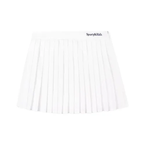 SPORTY RICH Повседневные короткие юбки Женские Белые