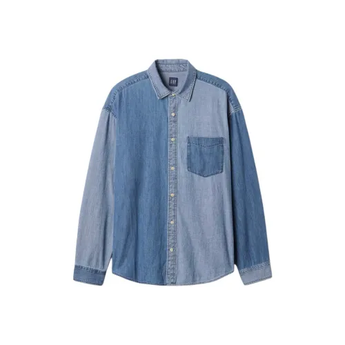 GAP Средняя стирка Мужские рубашки