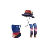 Армейский зеленый комплект 2 (Шапки и кепки + текстурированная сухая ветка + охлаждающие рукава)