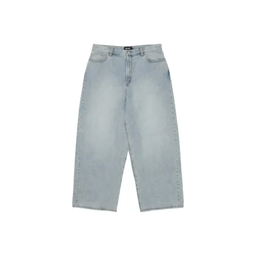 Дворцовый Промытый Синий Унисекс Джинсы