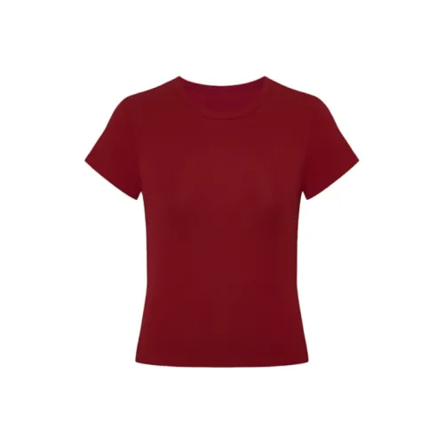 Puppytown Комплект с короткими рукавами T-рубашка Женская Анкора Красный