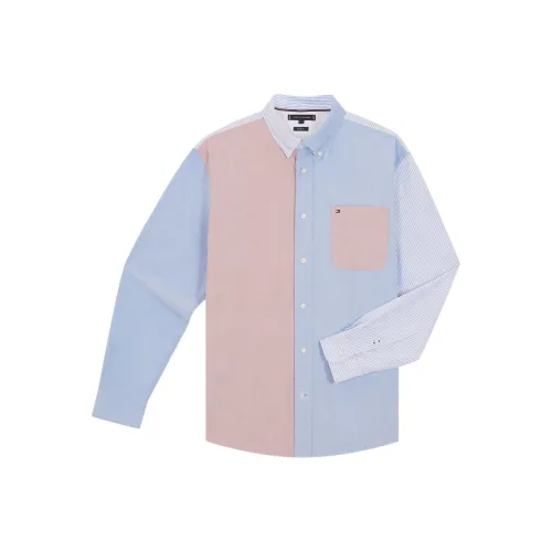 Tommy Hilfiger Red, Blue & Multicolor 0GY Мужские Рубашки