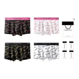 4 пачки [Розовый Черный + Белый + Черный Золото + Розовый Белый]