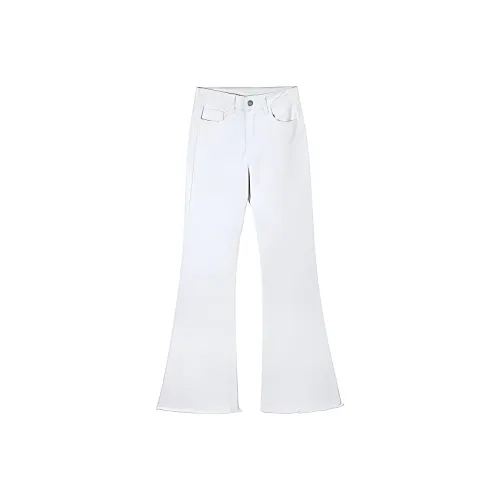 Белый медведь Белые брюки Женские джинсы