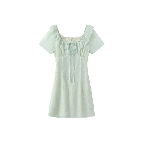 GULIANFEI Короткий рукав Платье Женское