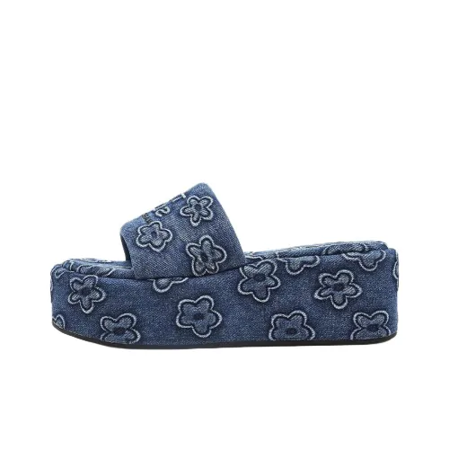 MARC JACOBS Daisies Слипоны 6 см Женские Blue