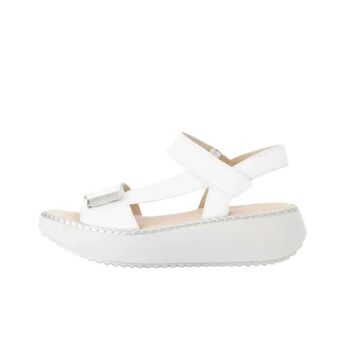 Gabor Модный One Ремень Сандалии 5,5 см Женские Белые