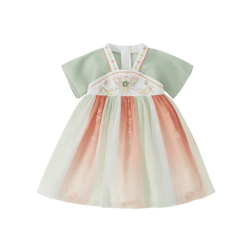 JELLYBABY Детский Чэнсам Зеленый для детей 3-7 лет