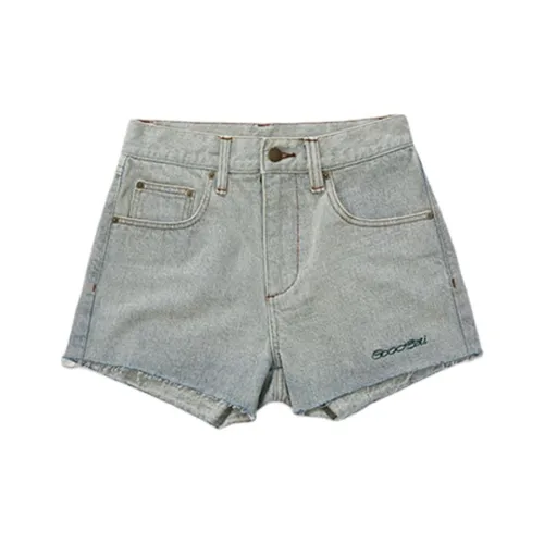 GOOD BAI Промытый светло-серый Унисекс Джинсовые шорты
