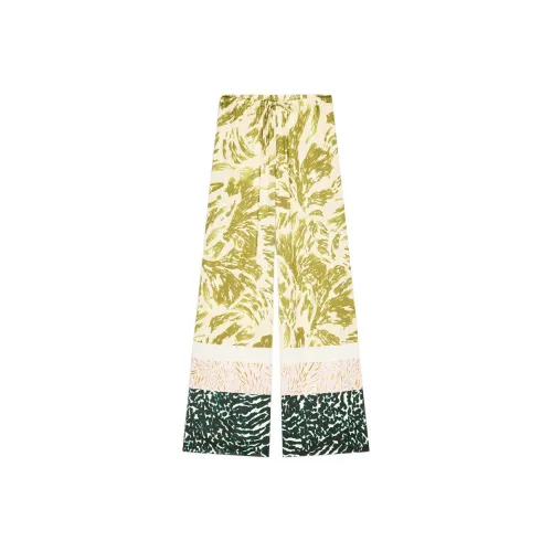 DRIES VAN NOTEN Многоцветные Женские Повседневные Брюки