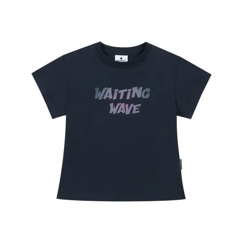 WAITINGWAVE Комплект с короткими рукавами рубашка женский