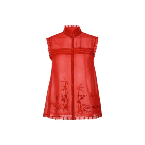 SHIATZY CHEN Красные Женские Рубашки