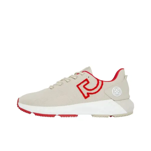 GFORE Slip Resistant Abrasion Resistant Rebound Resistant Низкий Топ Гольф Обувь Женская Бежевая Красная