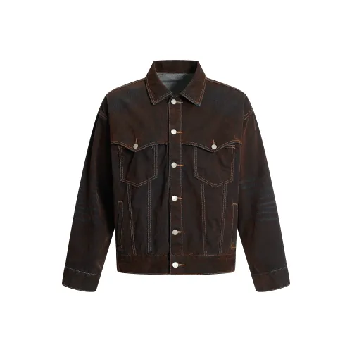 STRUCKCOOL Ворс Коричневый Унисекс Джинсовые куртки