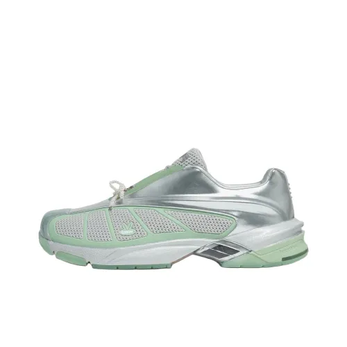 RENA x FILA Replica 2002 Low Топ Повседневная обувь Женская Серебряный Серый