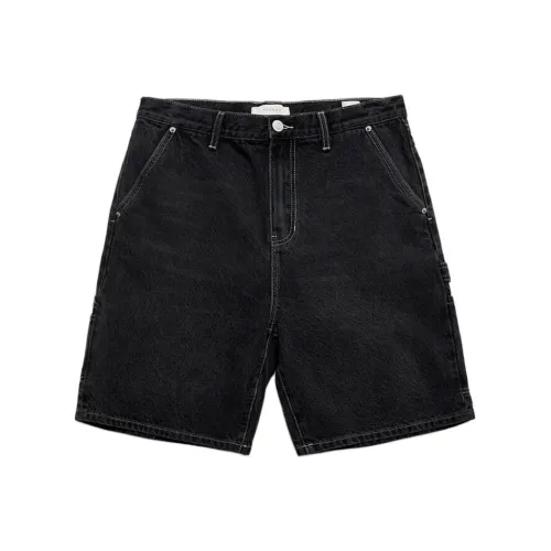 PacSun Мужские джинсовые шорты черного цвета