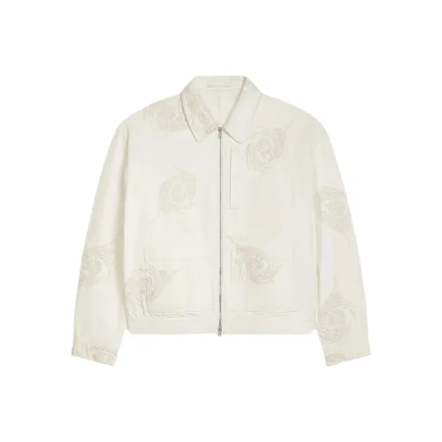 DRIES VAN NOTEN Белый Мужской Куртки