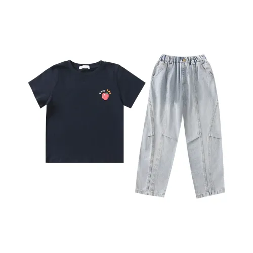 Miller Castle Повседневная Спортивная Одежда 2 Предмета Комплект Темно-Синий Детский