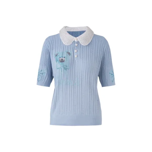 TCH Синие Женские Рубашки T