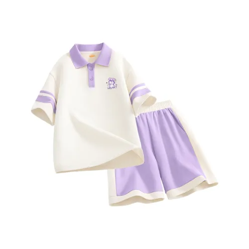 BALENO JUNIOR Повседневная спортивная одежда 2 предмета комплект бежевый и фиолетовый для детей в возрасте 3-7 лет