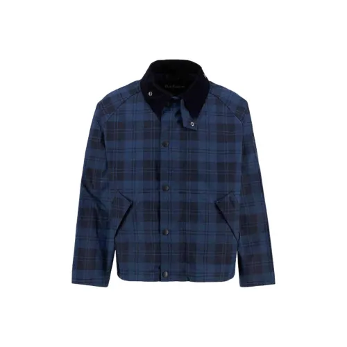 BARBOUR SS25 Куртки Пальто Унисекс Морской Синий
