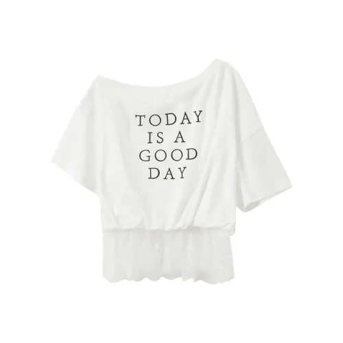 3COLOUR Облачный белый Женские футболки