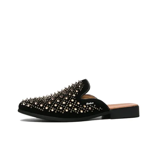 Bake Аbrasion Resistant Домашние тапочки Мужские Черные Желтые