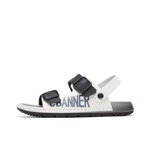 C°BANNER Пляжные сандалии Мужские Белый Синий