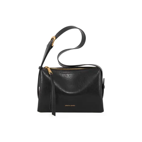 PIERRE CARDIN Сумка через плечо из крупнозернистой текстуры коровьей кожи стандартная женская черная бордовая хаки