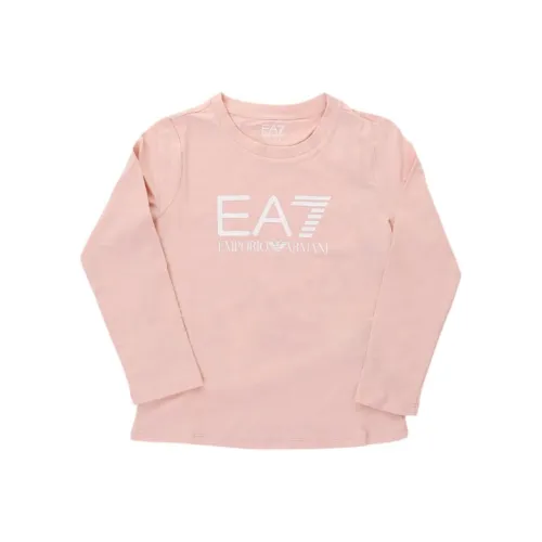 EMPORIO ARMANI T-рубашка Розовая Детская