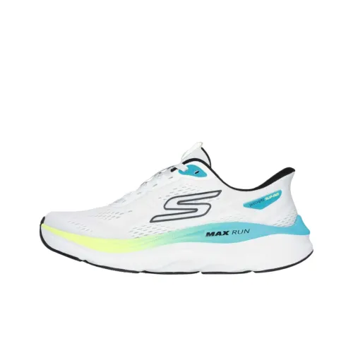 Skechers Max Cushioning Беговые кроссовки Низкий Топ Белый Мужской