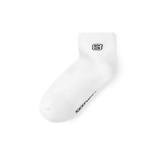 Skechers 1 шт Яркий белый/0019 Женские носки