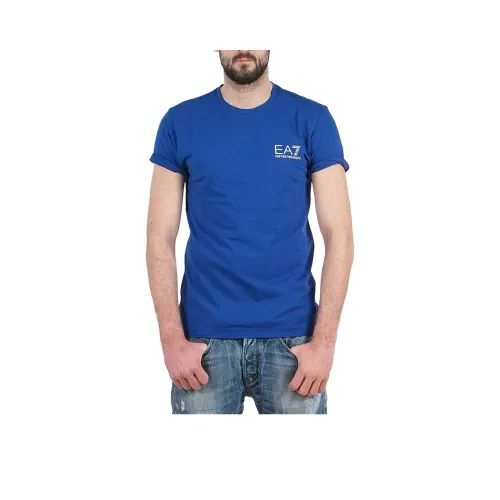 EMPORIO ARMANI EA7 Короткий рукав T-рубашки Мужской Синий